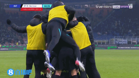 国米2-1领先拉齐奥！巴斯托尼助攻，什克里尼亚尔头球破门