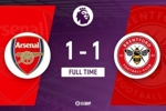 英超-阿森纳1-1布伦特福德两轮不胜6分领跑 特罗萨德枪手处子球